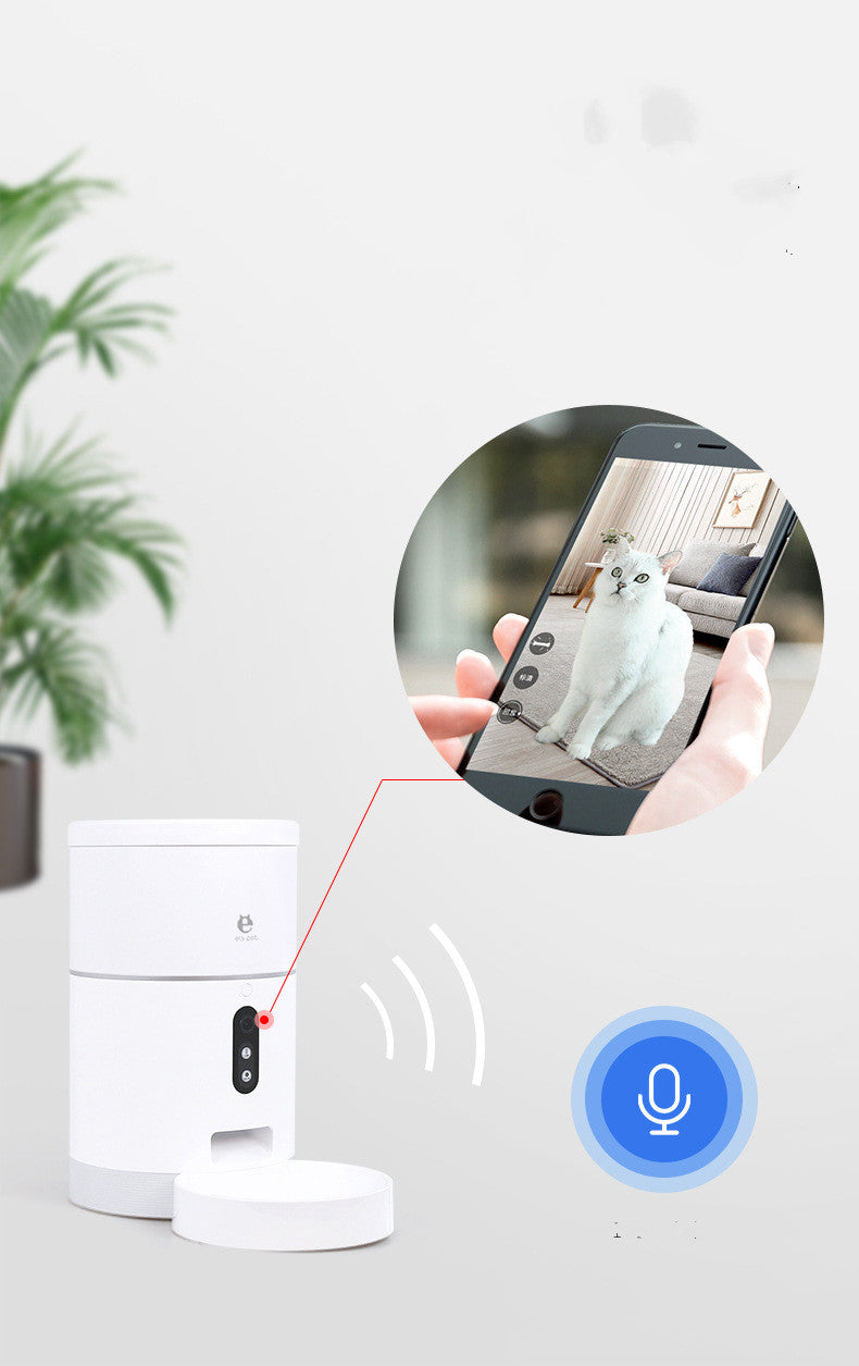 Smart Auto Pet Feeder with HD Camera