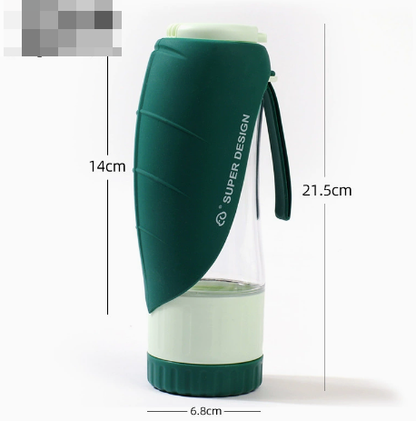 2-in-1 Portable Pet Water Bottle & Bowl