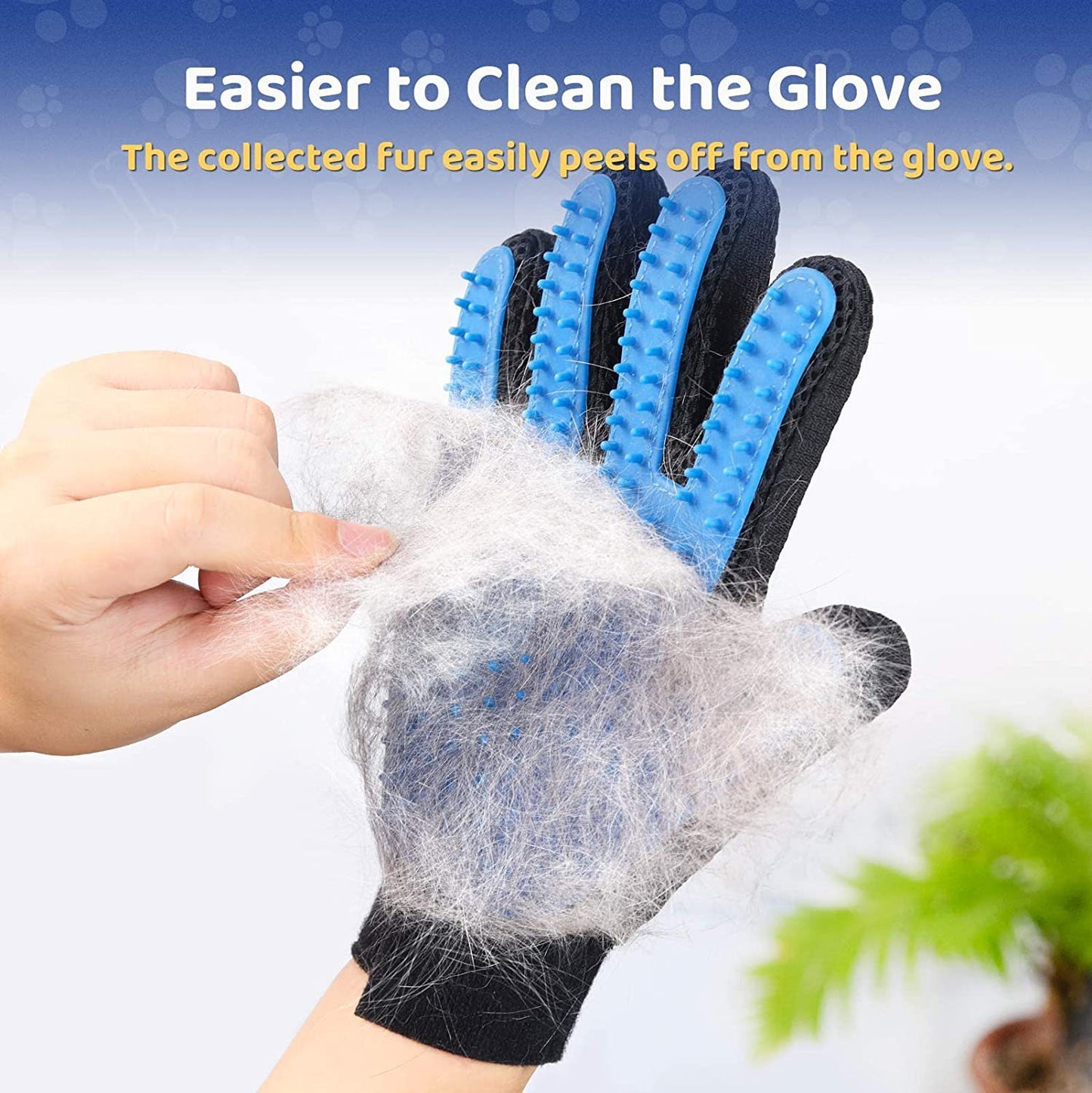 Silicone Pet Grooming & Deshedding Glove