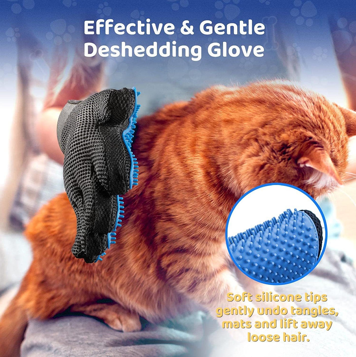 Silicone Pet Grooming & Deshedding Glove