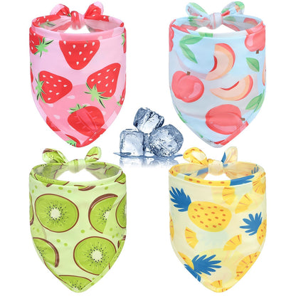 Cooling Bandana 4-Pack — Instant Heat Relief for Dogs