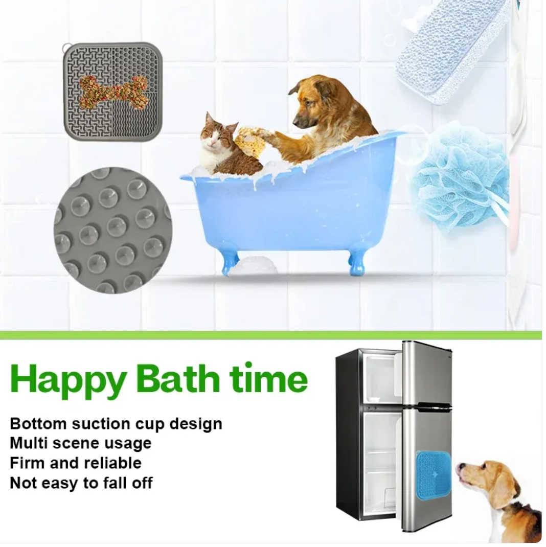 Calming Dog Lick Pad with Suction Cups
